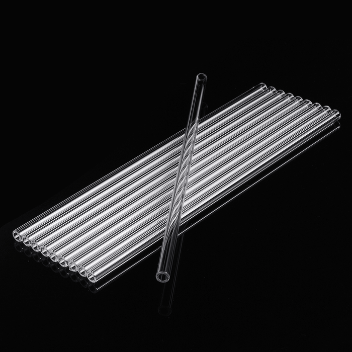 10Pcs 300Mm OD 10Mm 2.2Mm Thick Wall Borosilicate Glass Blowing Tube Lab Tubing