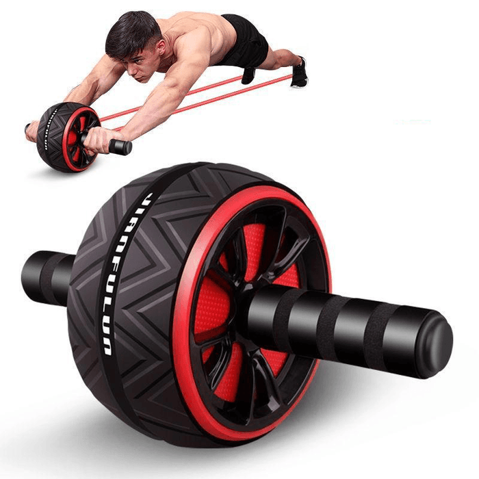 Single Abdominal Wheel Roller Home Gym Arm Waist Strength Training Fitness Exercise Tools