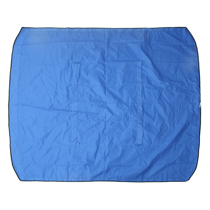 Waterproof Boat Replacement Canvas 600D Polyester Tent Top Cloth with Zipper Pockets No Frame