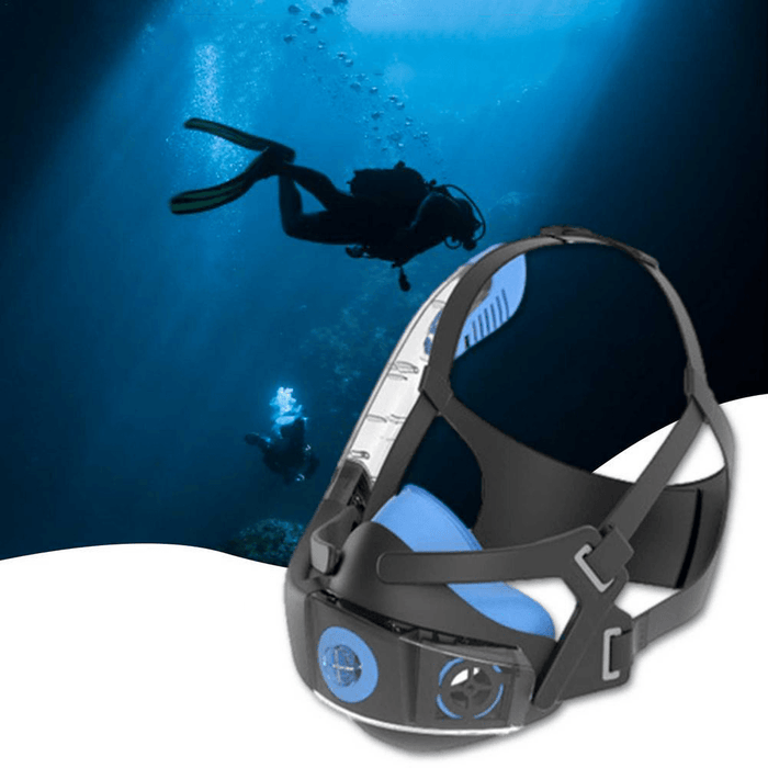 Diving Snorkeling Mask anti Fog Leak Proof Underwater Split Diving Face Cover Swimming Equipment