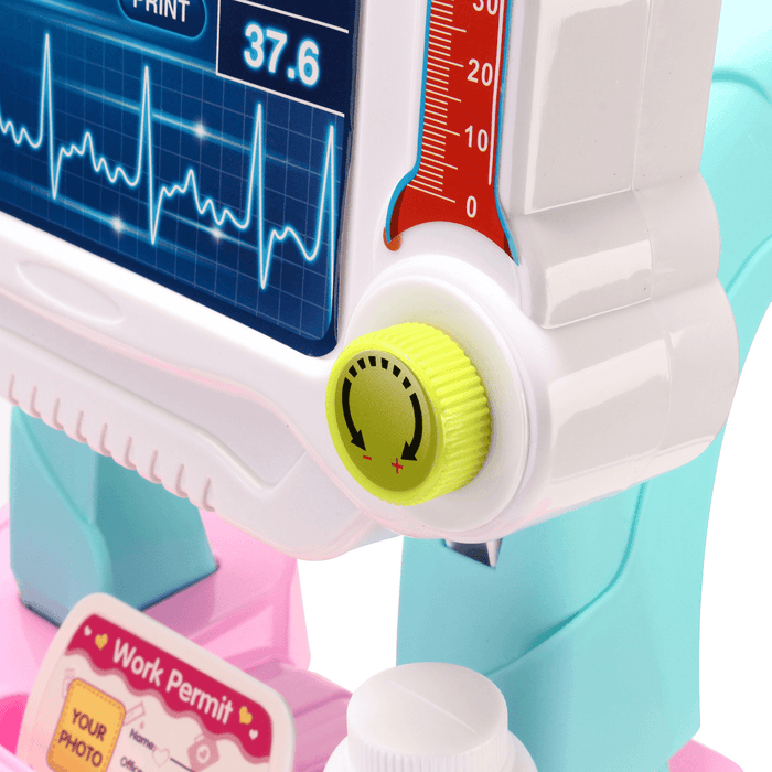 Kids Doctor Nurse Role Play Toy Set Medical Play Set Educational Children Gift Interest Development for over 9 Mouth Kids