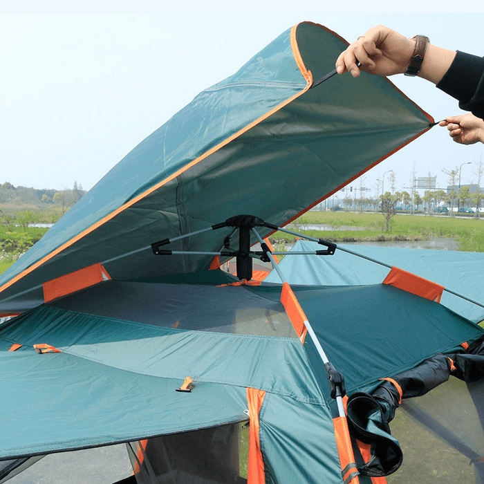 Outdoor Automatic Tent 4 Person Family Tent Picnic Traveling Camping Tent Outdoor Rainproof Windproof Tent Tarp Shelter