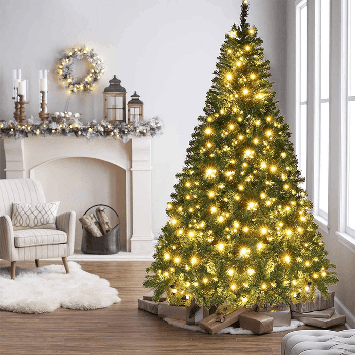 Mini Artificial Christmas Tree Encryption Green Tree with Regular Spruce Lights Decorations 2020 Christmas Decoration for Home Decor