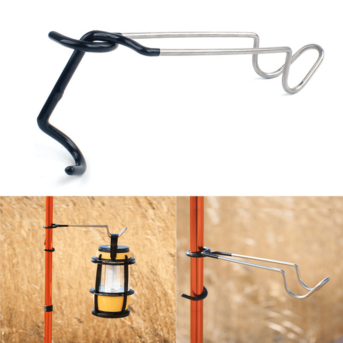 Outdoor Camp Lantern Hook 304 Stainless Steel Light Clamp Holder