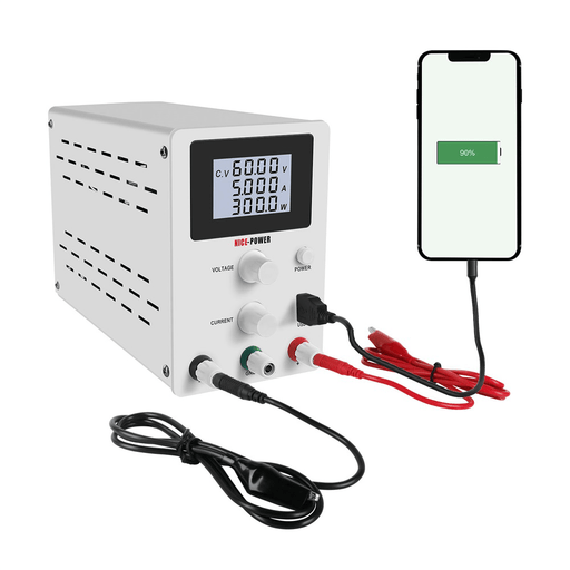 NICE-POWER R-SPS605D LCD Screen 60V 5A Adjustable Switching DC Lab Bench Power Supply Digital Regulated Modul Laboratory 110V/220V Current Stabilizer