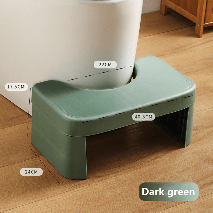 Creative Toilet Stool 35° Assist Defecation Stable and Antiskid Strong Bearing Curve Fitting