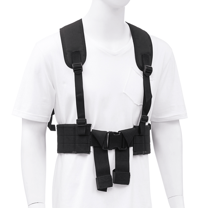 Oxford Cloth Tactical Strap Waist Belt Multifunctional MOLLE Load Girdle with Shoulder Strap