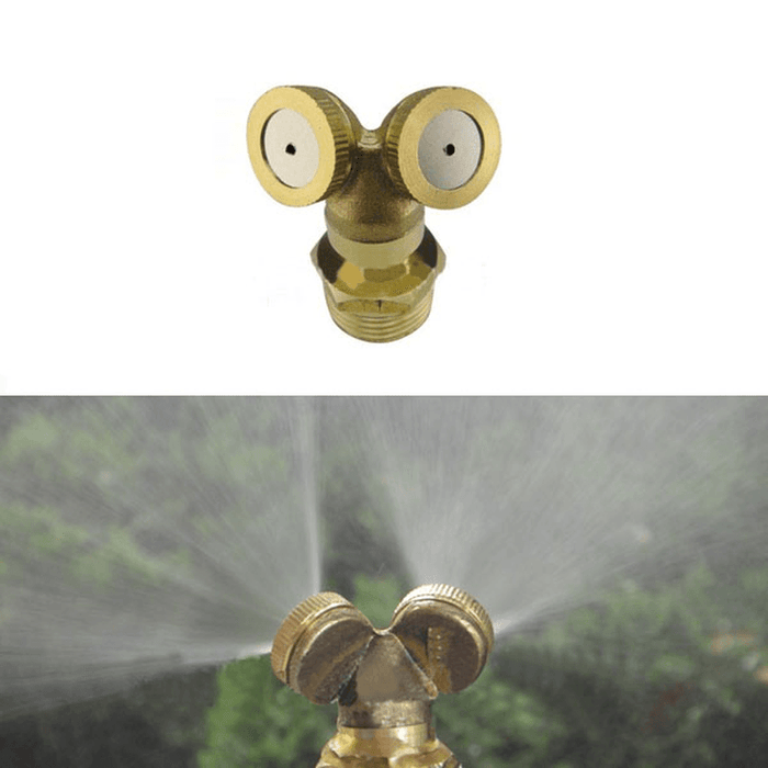 Brass Agricultural Mist Spray Nozzle Garden Irrigation System