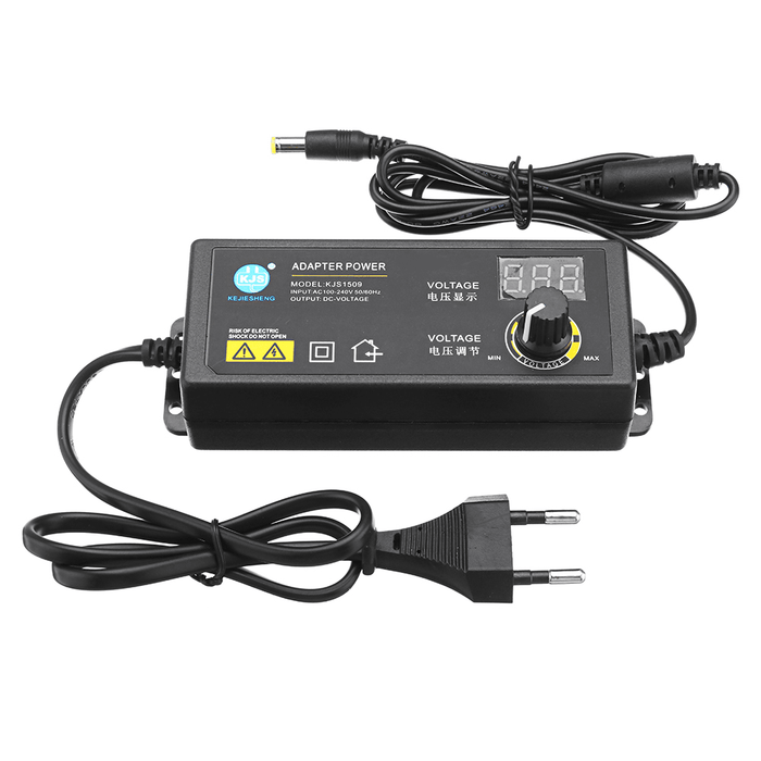 KJS-1509 3-12V 3A Power Adapter Adjustable Voltage Adapter LED Display Switching Power Supply