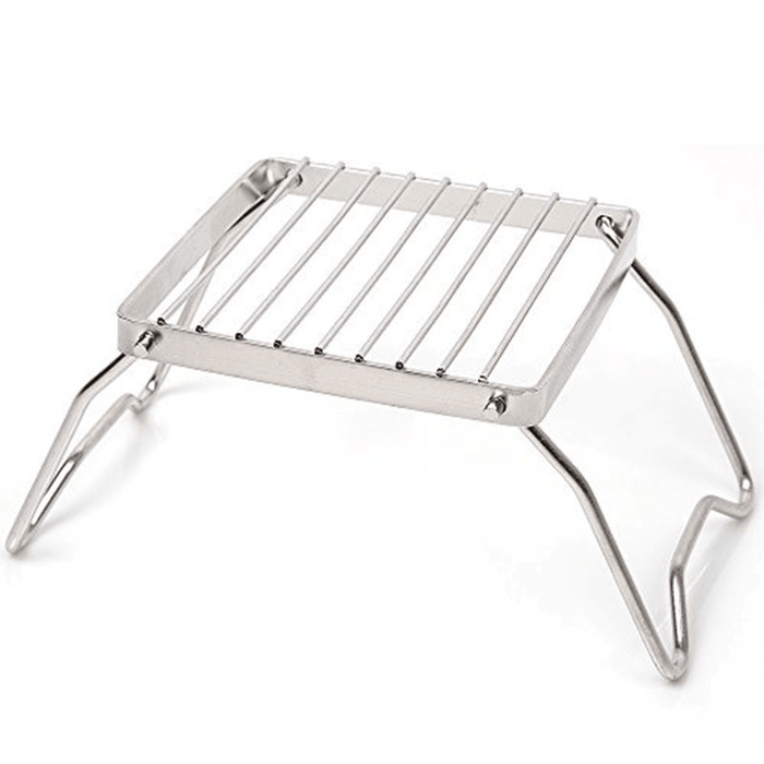 BBQ Grill Stainless Steel Grill Rack Barbecue Grill Portable Folding Mini Pocket BBQ Grill Barbecue Accessories