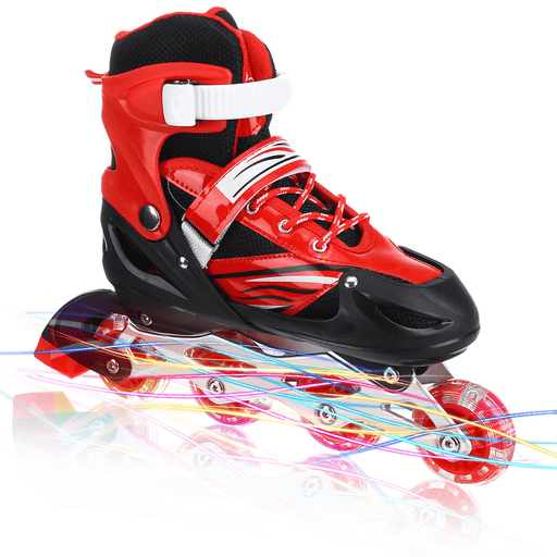 Adjustable Kids Skate Roller Shoes High Speed Inline Skate Racing Girls Boys Skates Sneakers Children Skating Gift