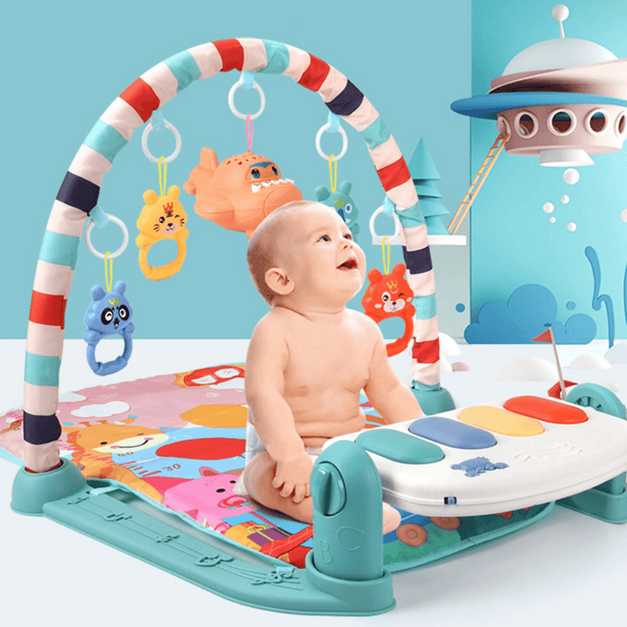 Baby Musical Fitness Play Mat Piano Keyboard Gym Carpet Educational Toys for 0-24