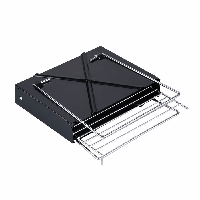 Outdoor Portable Folding BBQ Grill Barbecue Garden Camping Cooking Stainless Charcoal Carbon Oven