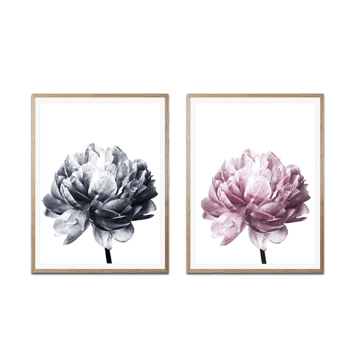 20X30/30X40Cm Flower Modern Wall Art Canvas Paintings Picture Home Decor Mural Poster with Frame