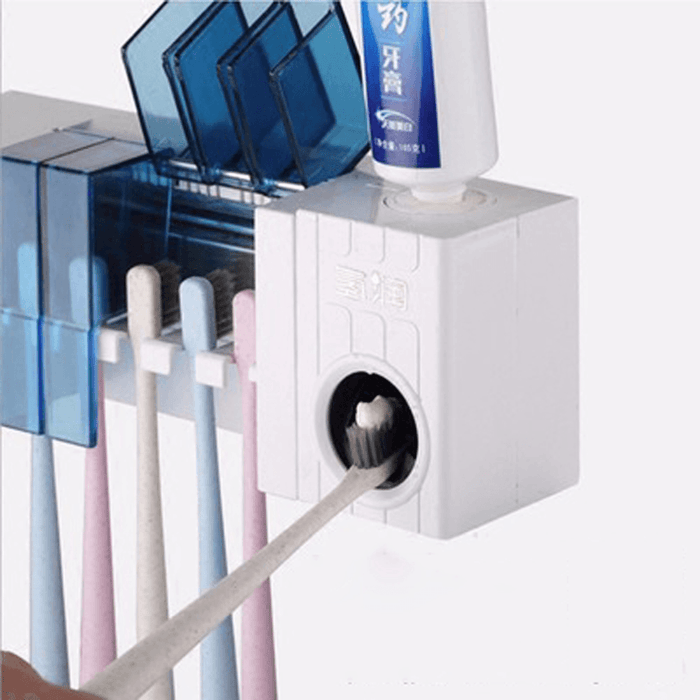 Bakeey Multi-Function UV Automatic Toothbrush Toothpaste Storage Rack Applicable for the US EU