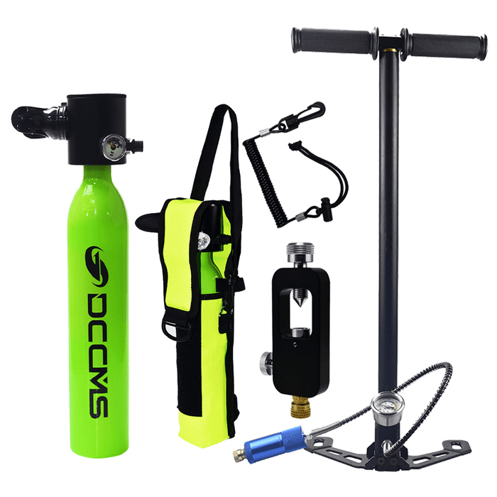 DCCMS DS-605 6Pcs/Set 0.5L Portable Diving Oxygen Tanks Divers Spare Oxygen Equipment Leisure Diving Snorkeling Mini Scuba Tank