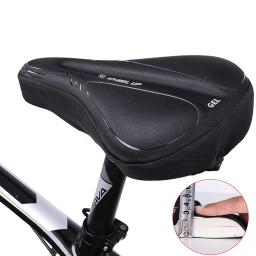 WHEEL up Shockproof Bicycle Silicone Saddle Cover Breathable Soft MTB Road Bike Seat Silica Gel Pads Cycling Accessories