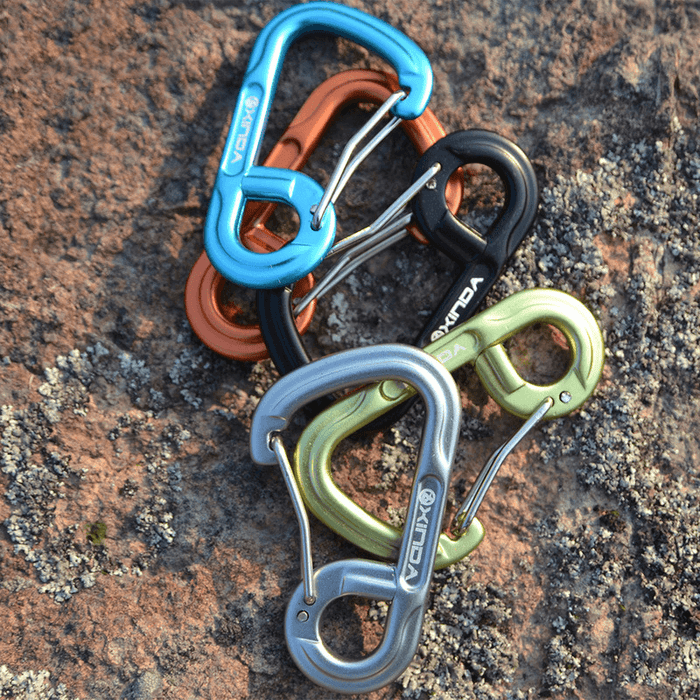 XINDA Aluminum Carabiner Keychain Outdoor Snap Clip Lock Hanging Bucle