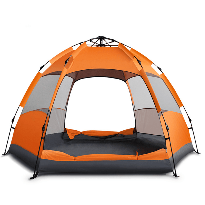 Outdoor 3-4 Persons Automatic Camping Tent Waterproof Double Layer UV Beach Sunshade Canopy