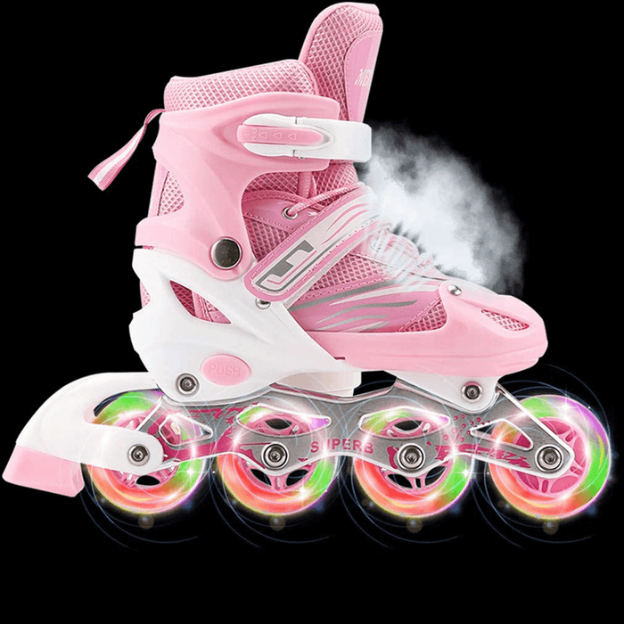 Adjustable Kids Skate Roller Shoes High Speed Inline Skate Racing Girls Boys Skates Sneakers Children Skating Gift