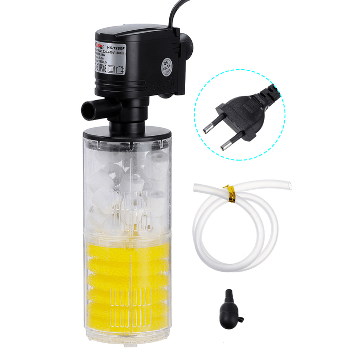 3 in 1 12/18/25/35/40W Aquarium Water Internal Pump Submersible Fish Tank Filter Pump