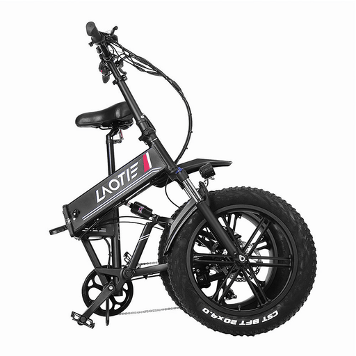 LAOTIE® FT5 20In Fat Tire 48V 10Ah 500W Folding Electric Moped Bike 35Km/H Top Speed 80-90Km Mileage E-Bike