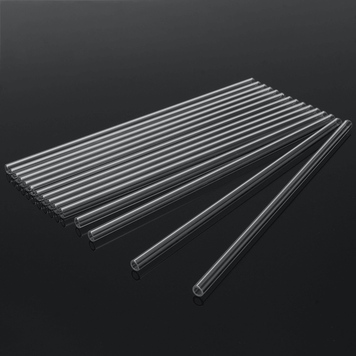 10Pcs 250Mm OD 7Mm 2Mm Thick Wall Borosilicate Glass Blowing Lab Tube