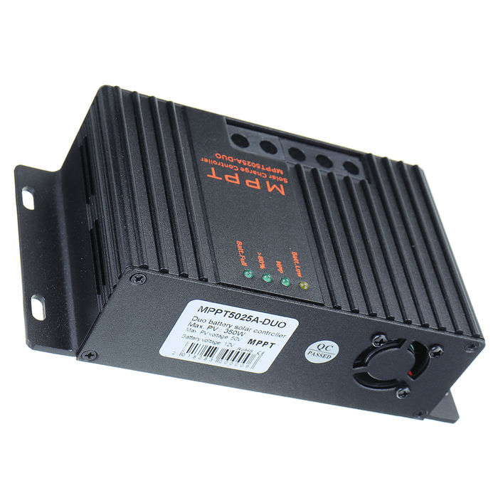 MPPT5025A-DUO MPPT 25A 12V Solar Charge Controller with LCD Solar Regulator for Solar Panel Charger