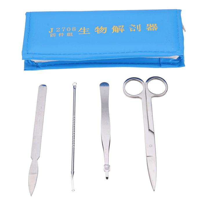 4Pcs/Set Biological Dissecting Dissection Experiment Anatomy Scalpel Tools Kit Scalpel Blade Medical Student Teaching