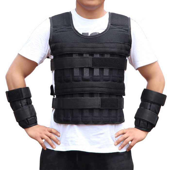 KALOAD Breathable Adjustable Running Sandbag Vest Fitness Sports Weight-Bearing Vest