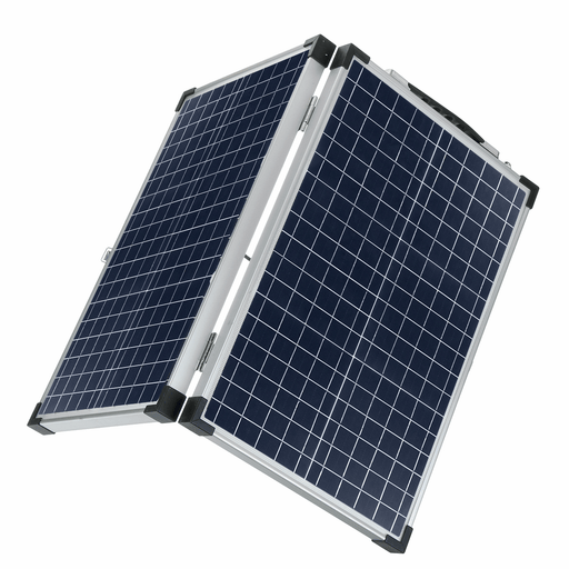 60W Solar Panel with USB Type-C DC Interface with Clips