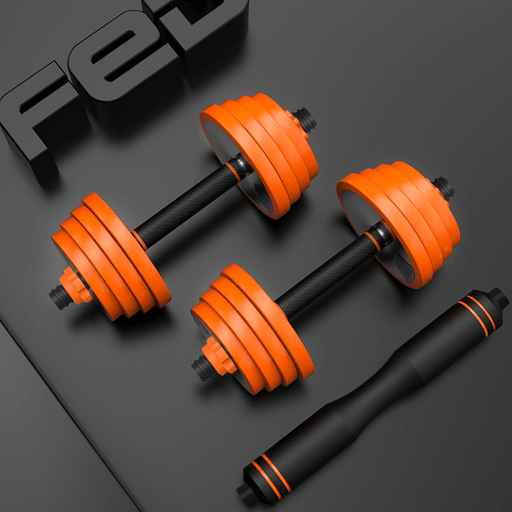 FED FED-XM8009 Pure Steel Home Dumbbell Barbell Horizontal Bar Multifunctional Indoor Sports Fitness Equipment