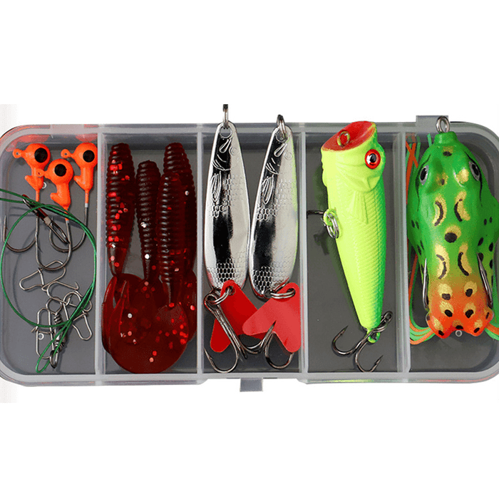 17-101 Pcs Fishing Lure Set Fishing Tackles Kit Baits Hooks