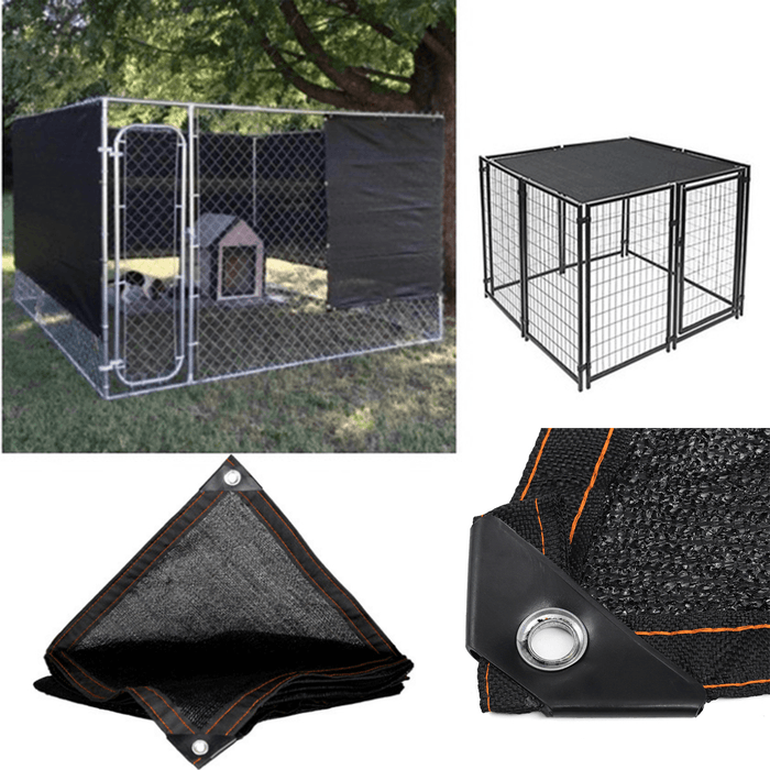 Sunshade Net Dog Kennel Puppy Cat Rabbit Pet Shade Crate Cover Cage Home 80% Sunblock Shade