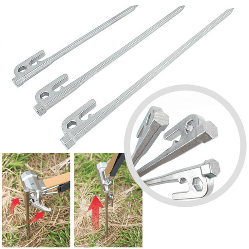 20CM 25CM 30CM Professional Outdoor Steel Tent Nail Hiking Equipment