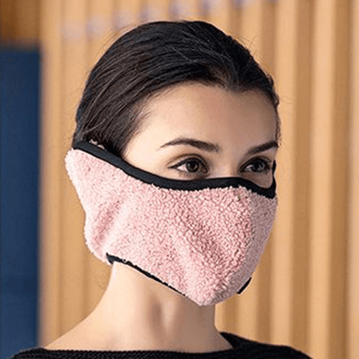 Men Women Winter Warm Cold Dustproof Face Mask Breathable Warm Ears Outdoor Cycling Ski Travel Mouth Mask