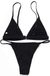 Sexy Original Solid Color Nylon Swimsuit Split Bikini Sets