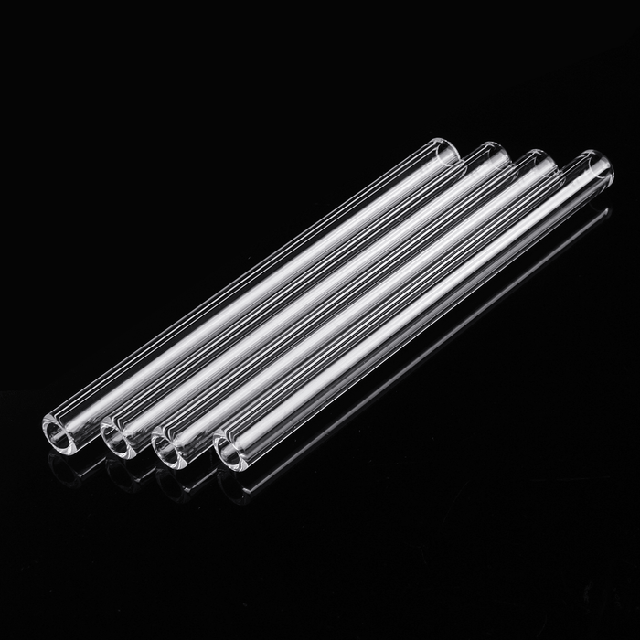 4Pcs 100Mm OD 7Mm 1.5Mm Thick Wall Borosilicate Glass Blowing Tube Laboratory