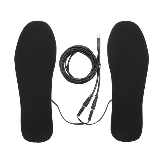 USB Electric Heated Shoe Insoles Electric Film Feet Heater Outdoor Warm Socks Pads Winter Sports Accessories