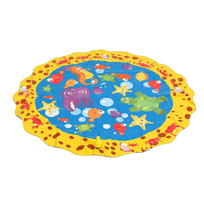 Inflatable Splash Water Mat Sprinkle Splash Play Mat Fun Summer Spray Toysinflatable Pad Outdoor Water Toys for Kids