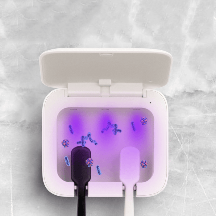 Mini Smart UV Light Toothbrush Sterilizer USB Quick Charging Antibacteria Ultraviolet Toothbrushes Sterilizer Holder Box