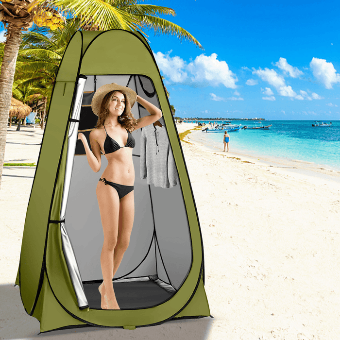 SGODDE Privacy Shower Tent Single Camping Tent Toilet Changing Room Rain Shelter Hiking Beach