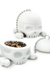 Cool Food-Safe Silicone T-Bones Bones Skull Infuser Loose Leaf Tea Strainer Filter Infuser Diffuser Silicone T-Bones Tea Bones Skull Tea Infuser