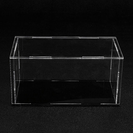 Acrylic Assembly Box Heavy Duty Clear Acrylic Display Case Box for 1:24 Scale Diecast Car