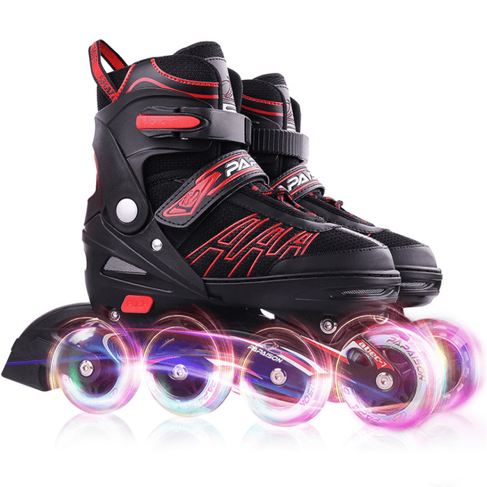 4-Wheels Inline Speed Skates Shoes Hockey Roller Professional Skates Sneakers Rollers Skates for Adults Youth Kids