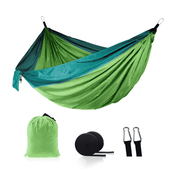 2 Person Double Hammock Hanging Bed Garden Swing Outdoor Camping Travel