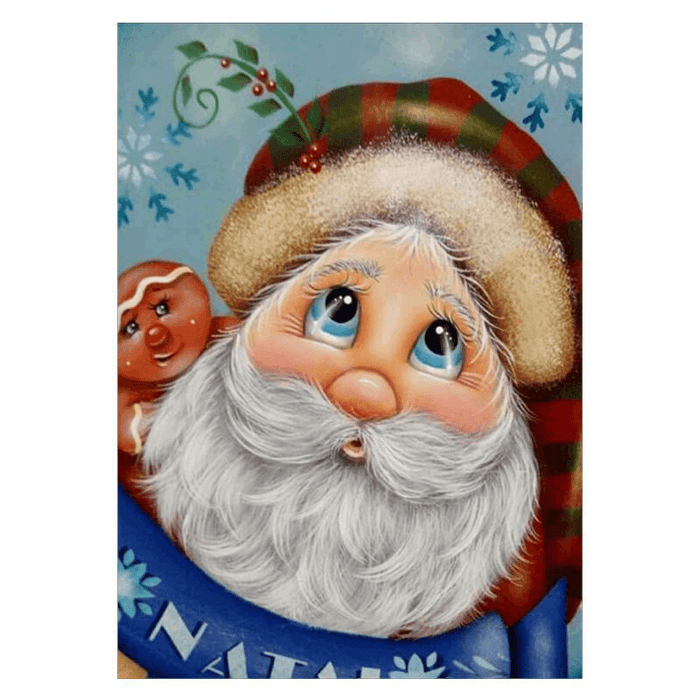 Full Drill Santa Claus DIY 5D Diamond Paintings Cross Stitch Kits Home Decorations