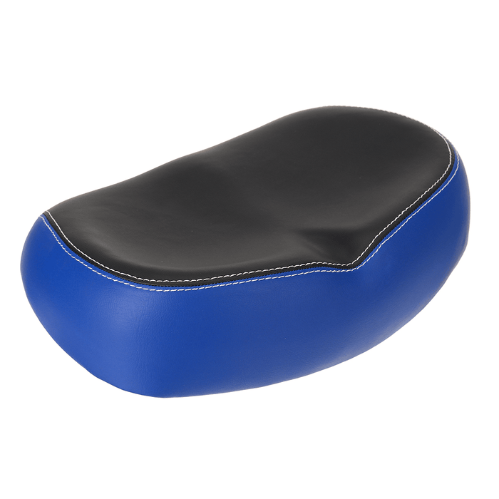 PU Leather Bike Saddle Comfort Wide Breathable Bicycle Seats Sporty Soft Bike Cushion Outdoor Cycling