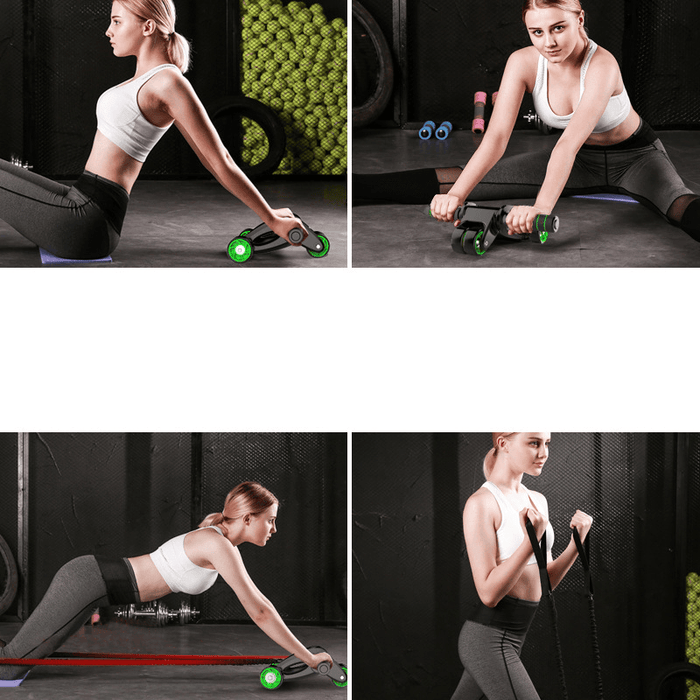 KALOAD Foldable Abdominal Wheel Roller Home Gym Exercise Tool Fitness Equipment