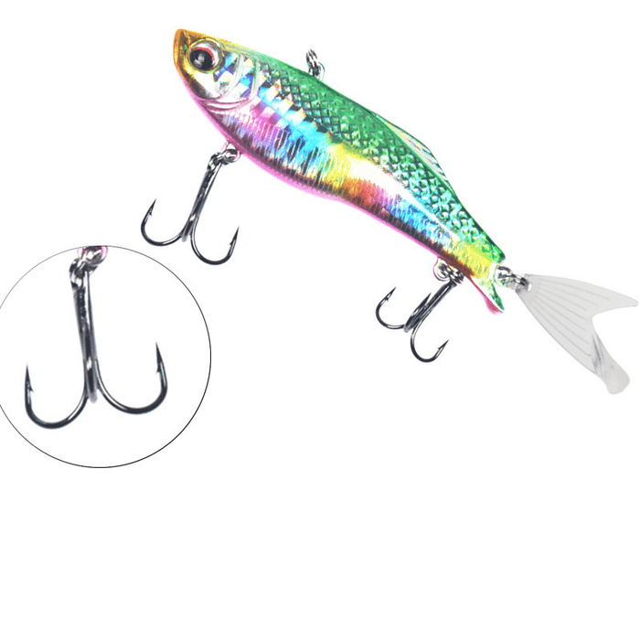 ZANLURE 1 Pcs 8.5/16G 5.5/7.2Cm Fishing Lures VIB 3D Fish Eyes Artificial Hard Bait Fishing Tackle Accessories